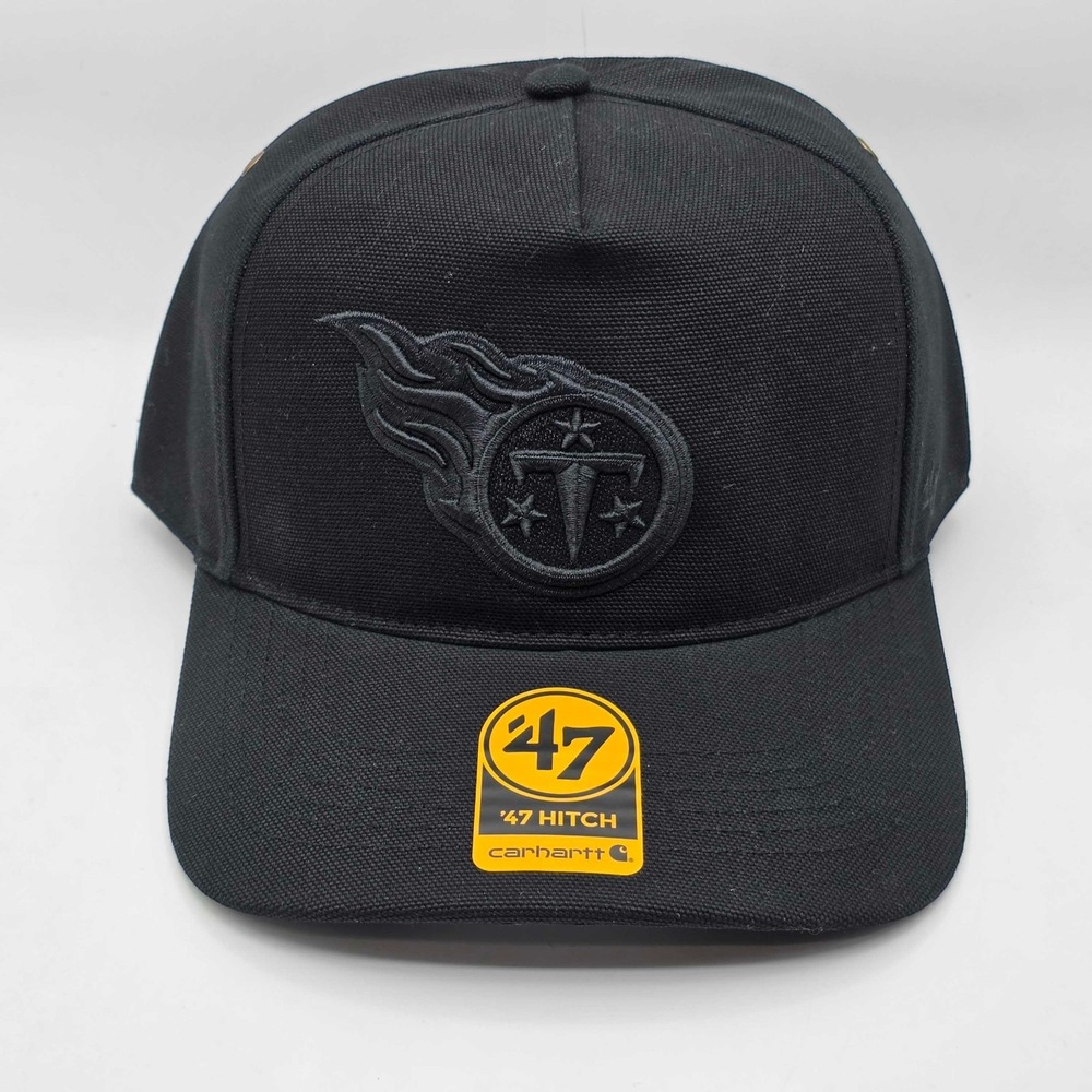 '47 Brand x Carhartt Tennessee Titans NFL Hitch Snapback Hat Cap Blackout NWT